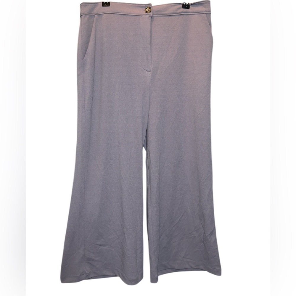 Good Luck Gem Charcoal Wide-Leg Pants